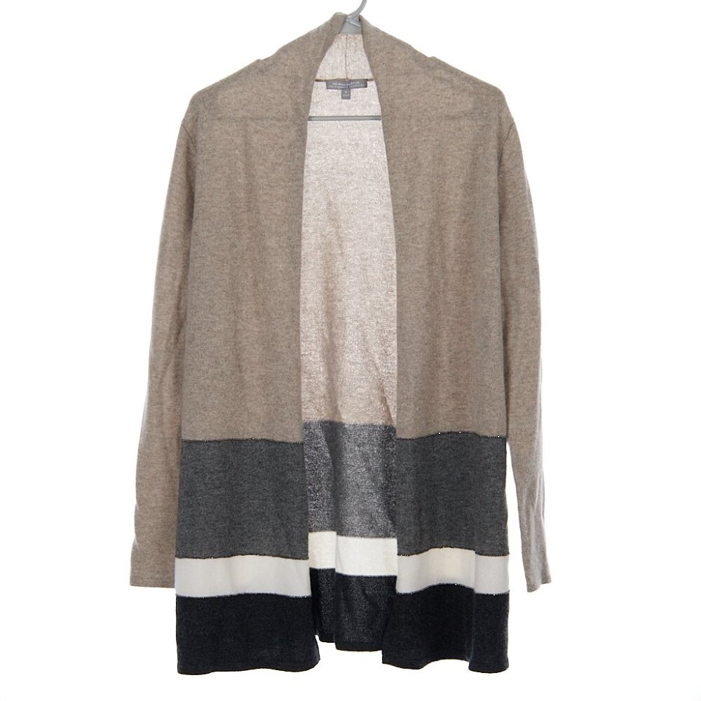 NEIMAN MARCUS 100% Cashmere Collection Open Cardigan Sweater Women's Small